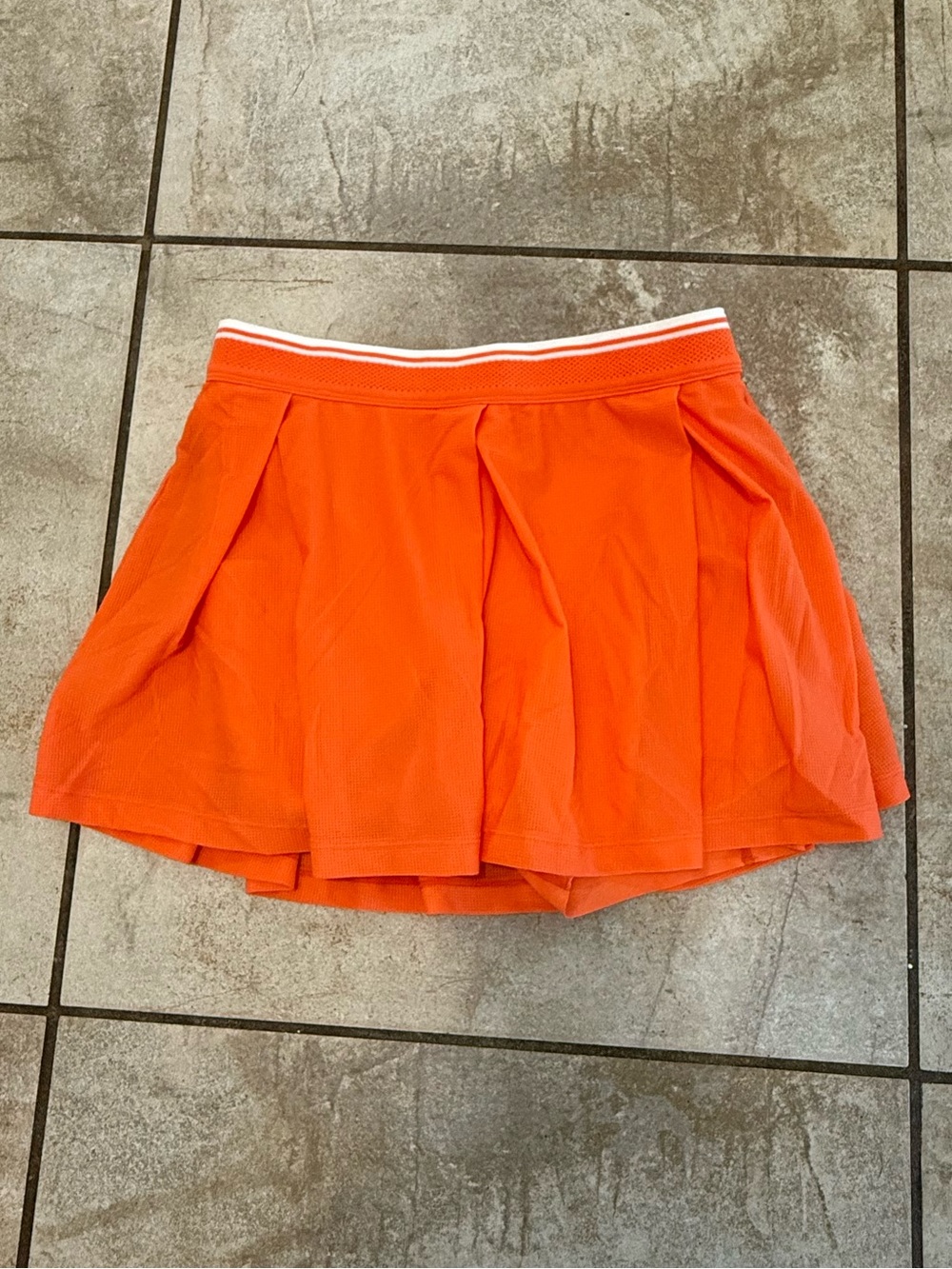 Wilson Orange Tennis Skirt - S